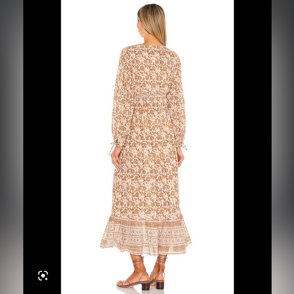 Cleobella Valentin Ankle Dress in Tamil Block Print - Picture 2 of 3